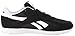 Reebok Women's Royal Nylon Fashion Sneaker, Black/Black/White, 7.5 M US