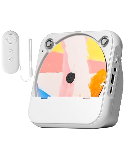ENVYCLOUD Portable CD Player Bluetooth Rechargeable