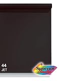 Superior Seamless Photography Background Paper, 44 Jet Black (107 inches Wide x 36 feet Long)