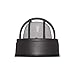 Euri Lighting EOL-WL13BK-2050e Aluminum Housing, Bulkhead Outdoor Integrated LED Wall Light, Wet Rated, 6.2 Watts, 434 Lumens, 5000K Cool White, Energy Star, 2 Year, 50K Hour Warranty