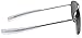 Randolph Aviator Square Sunglasses, 52 MM, Matte Chrome, Bayonet, Gray Lenses