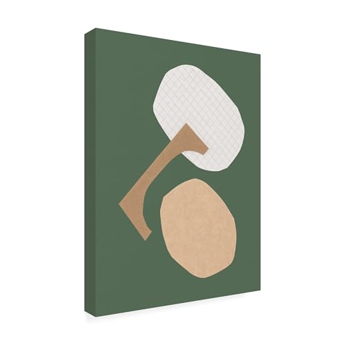 Trademark Fine Art Outdoor Canvas Art - Alisa Galitsyna 'Three Shapes 3' Wall A…