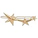 26PCS Gold Silvel Minimalism Hair Clips Dainty Feather Hollow Geometric Clasps Moon Triangle Circle Bow Infinity Hairpin Crown Star Cat Hair Barrettes for Girl Women with Thick Hair Styling (26 pcs)