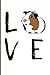 Love: Composition Notebook Guinea Pig Guinea Pig Gifts For Women - Blank Lined Journal Planner by Eve Emelia