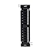 NavePoint 12-Port Cat5E UTP Unsheilded Mini Patch Panel with Wallmount Bracket Included Black