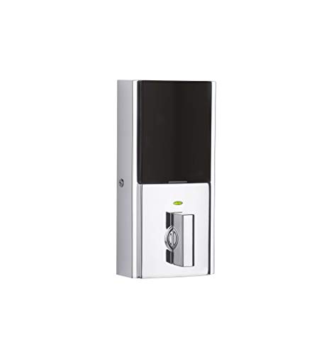 Kwikset Smartcode 913 Contemporary Electronic Deadbolt Featuring Smartkey In Polished Chrome - Image 2