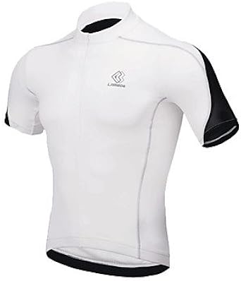 plain white cycling jersey