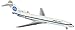 Gemini200 Panam Polished B727-200 Vehicle (1:200 Scale)