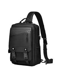 BASICPOWER Laptop Sling Bag for Men Women, Sling