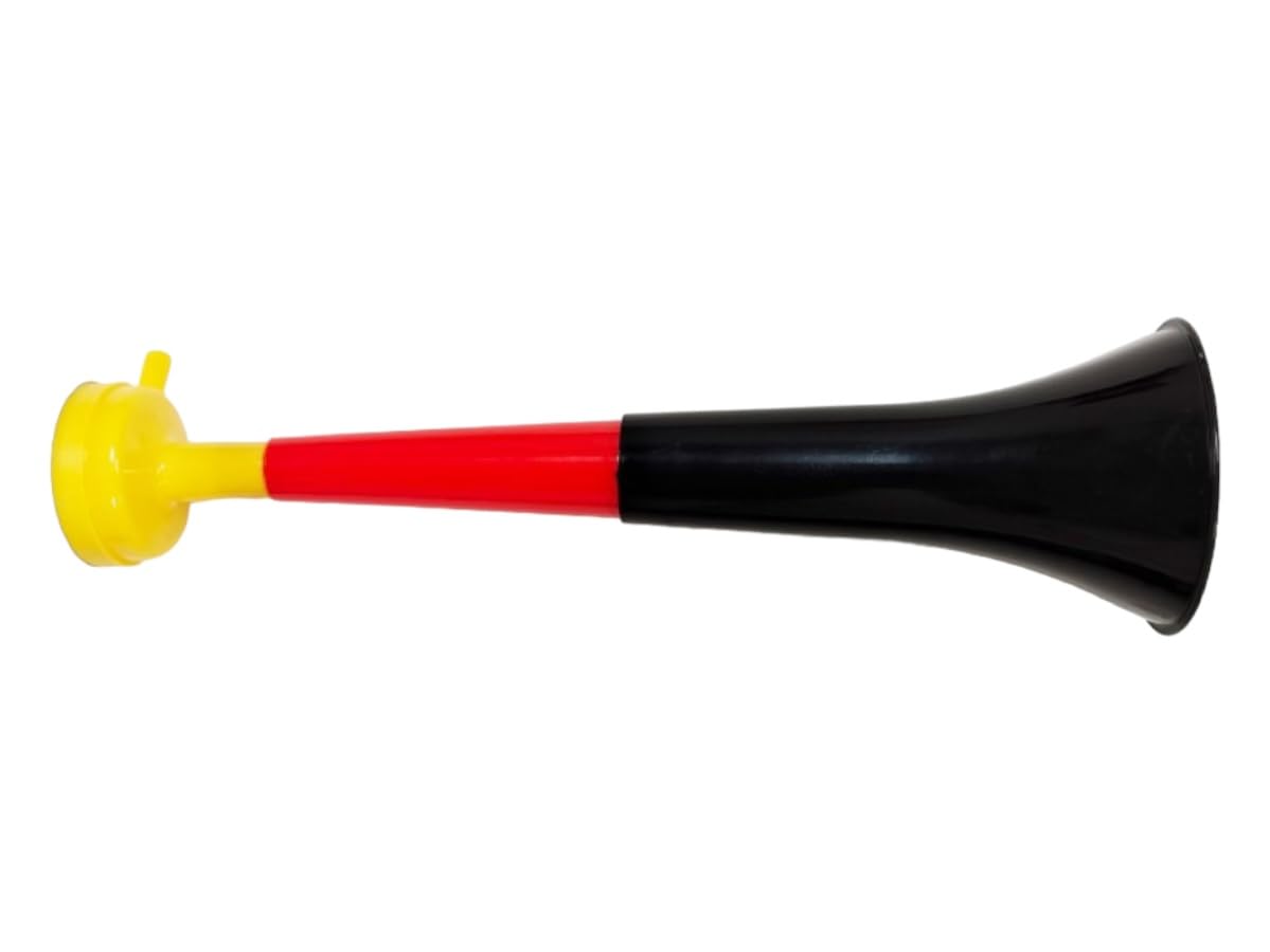 Vuvuzela Two Body Trumpets - Accessory for Football and Sports Celebrations - Noisy Air Horn for Animation Ideal for Transportation (1 Product, Germany)