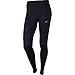 NIKE Women's Essential Running Tight Black/Black/Black/Reflective Silver XS X 28