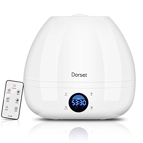 Ultrasonic Humidifier- 6L Large Capacity Whisper-Quiet Operation, Intelligent Constant Temperature with Remote Control Purification and Night Light