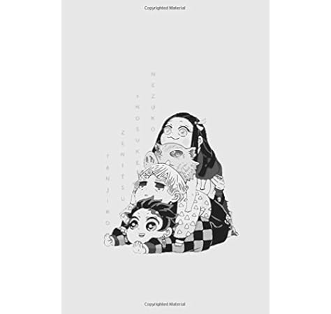 Nezuko Inosuke Zenitsu Tanjiro Demon Slayer Anime Matte Cover Journal Notebook For Writing Gift School Office College Ruled Size 6 X 9 120 Pages Voon Br 9798624824935 Amazon Com Books