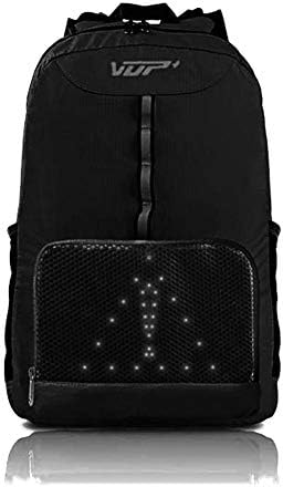 Nilefen Safe Riding Outdoor Waterproof Shoulder Smart Backpack Glowing Flash Men and Women Casual Sports Bag Riding Bag