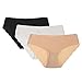 Colleer Women's Seamless Ice Silk Thong Underwear Tanga Panties 3 Pack
