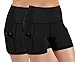 ODODOS High Waist Out Pocket Yoga Short Tummy Control Workout Running Athletic Non See-Through Yoga Shorts