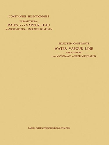 Water Vapour Line Parameters from Microwave to Medium Infrared: An Atlas of H216O, H217O and H218O Line Positions and Intensities between 0 and 4350 cm-1 ... Tables of Selected Constraints, 19)