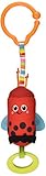 Tiny Love Friend Wind Chime Clip on Toy, Ladybug