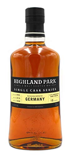 Highland Park Whisky Single Cask Series 2003/2018 Bottled for Germany 0,7l