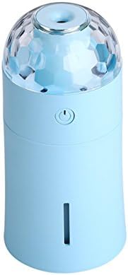 TMKOO Ultrasonic atomizing humidifier colorful atmosphere USB small humidifier aroma atomizing humidifier, no noise, no radiation, no stimulation/blue / green/pink (Color : Blue)