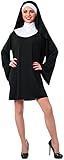 Rubie's Costume Co Women's Nun Costume, Black/White, Standard