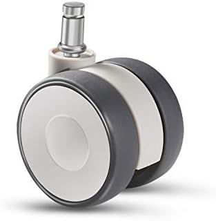 キャスター 差込式 Oaオフィスチェア用ホイール ５個セット 取替えゴムキャスター ホイール差込式 360度回転 椅子 静音 傷つけにくい 適応穴直径11mm 黒白 ランキングtop10 車輪直径f65mm