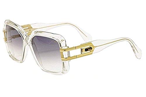 Cazal 623-065 SG Square Sunglasses,Crystal Frame/Grey Gradient Lens,57 mm