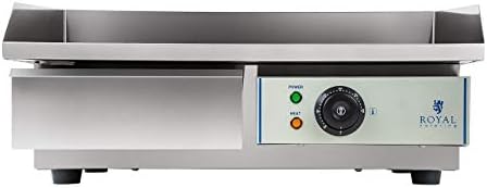 Royal Catering Plancha Electrique Lisse RCEG-55 (48x55x24cm, 3.000W, protection antiéclaboussures, dispositif d'écoulement) - Cuisine A Vivre Royal Catering Plancha Electrique Lisse RCEG-55 (48x55x24cm, 3.000W, protection antiéclaboussures, dispositif d'écoulement)