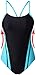 EBMORE Womens One Piece Swimsuit Bathing Suit Athletic Sport Training Exercise Swimwear (US (4-6), Black)