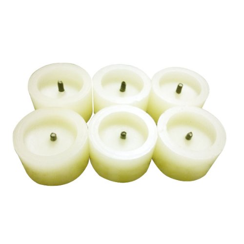 Flameles Candles,LED Battery Powered Candles Real Wax Mini Votive