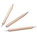 GCIYAEN 3Pcs Ball Styluses Tool Set for Embossing Pattern Clay Sculpting--For Making Large Dots, Smooth Lines in Clay or Emboss on Soft Metal or Paper