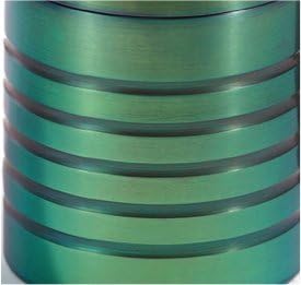 Cielo Pill Holders – Extra Small Titanium Nitroglycerin Pill Holder / Birth Control Pill Case - GREEN Color - Keychain Pill Fob - Waterproof Pill Boxes - Made in USA