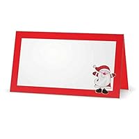 Stationery Creations Santa Claus Red Place Cards - 10 Pack