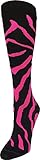 TCK Zebra Stripe Over the Calf Socks