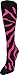 TCK Zebra Stripe Over the Calf Socks