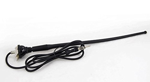 Novosonics CA-516 Universal Black Rubber AM/FM Flexible Mast antenna for Car Stereo, Marine, RV