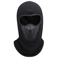 Fantastic Zone Balaclava Face Mask, Winter Fleece Windproof Ski Mask for Men and Women,Black,One Size