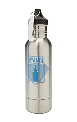 Bottle Aegis Beer Bottle Party Koozies (2-Pack) - Stainless Steel, Personalized Cooler and Drink Holder - Universal Fit & Leakproof, Airtight Cap - Includes Bottle Opener