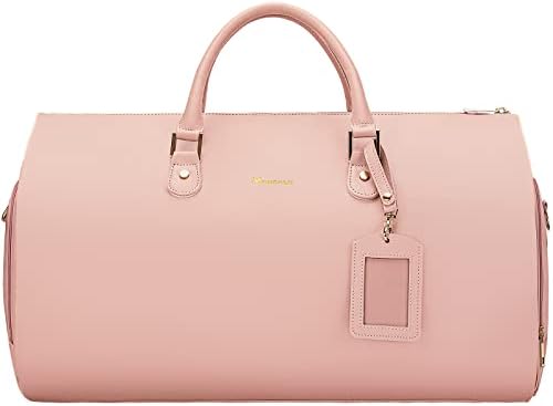 Modoker Suit Garment Bag For Travel - Hanging Carry-On Luggage With Shoulder Strap, Water-Resistant (Folds To 22x21.6x3.9in)