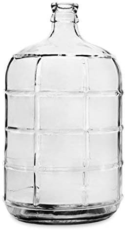 Geo Sports Bottles 3 Gallon Round Glass Carboy fits 30mm Cork Finish or 55mm Push Cap Home Brew
