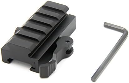 SYJX Weaver Rail Riser 5 Slot Quick Release 20mm Picatinny Mount