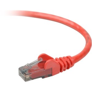Belkin Snagless CAT6 Patch Cable RJ45M/RJ45M; 25  RED ( A3L980b25-RED-S )