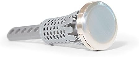 Drain Strain - No-Clog Sink Stopper (Brushed Nickel)