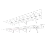 FLEXIMOUNTS 2-Pack 2x6ft Garage Shelving with Hooks