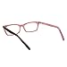 DALIX Womens Glasses Frames Black Pink Eyeglasses 51-16-135