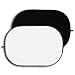 Fotodiox 5'x7' Collapsible Black + White 2-in-1 Background, Backdrop Panel