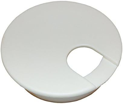 1 Desk Cord Cable Wire Grommet White 2-1/2" #1031