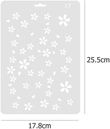 Keiox ステンシル 手帳用 テンプレート ステンシルシート Diy アルバム 描画テプレート 絵図 絵の具 穴開け 中空 描画ツール 絵描き道具 製図用テンプレート 塗り絵 桜 B0t6fttn 164円 人気海外一番 100 品質保証 全品送料無料 即日出荷 Sale開催中