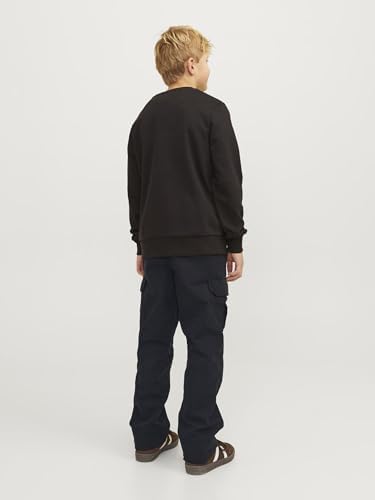 JACK&JONES JUNIOR JPSTKANE JJBARKLEY Cargo Pant Noos Jnr, Pantaloni Cargo Bambino, Black,
