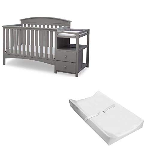 Delta Children Abby Convertible Crib 'N' Changer + Changing Pad and